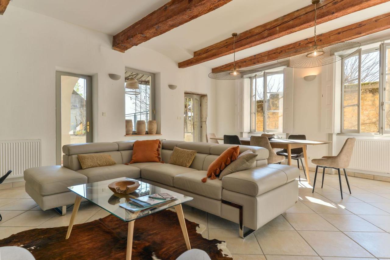 Appartamento Beau Duplex Avec Jardin Et Vue Lione Esterno foto