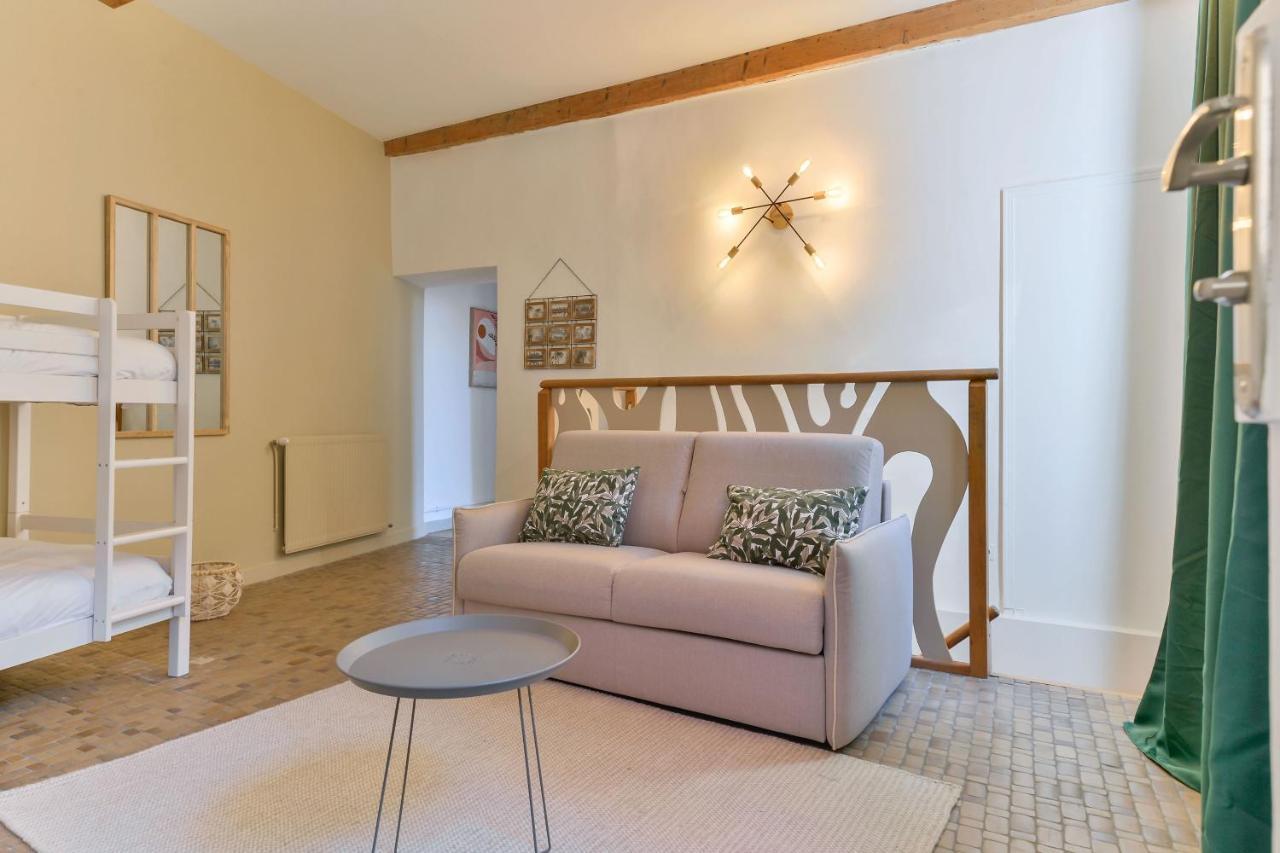 Appartamento Beau Duplex Avec Jardin Et Vue Lione Esterno foto